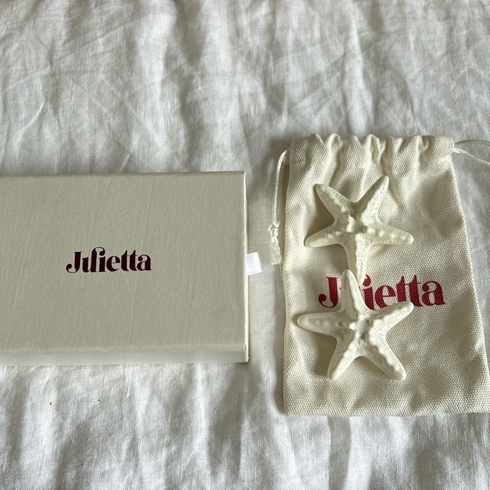 Never worn, brand new Julietta Starfish Earrings